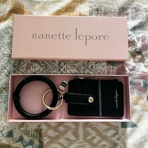 Nanette Lepore Keychain Wallet - Black